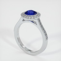 2.09 Ct. Sapphire Ring, Platinum 950 2