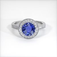 1.85 Ct. Sapphire Ring, Platinum 950 1