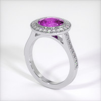 3.58 Ct. Sapphire Ring, Platinum 950 2