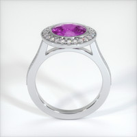 3.58 Ct. Sapphire Ring, Platinum 950 3