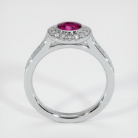 0.85 Ct. Ruby Ring, Platinum 950 3