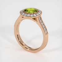 1.23 Ct. Gemstone Ring, 14K Rose Gold 2