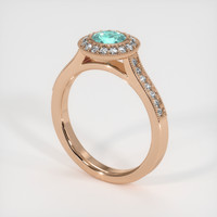 0.67 Ct. Gemstone Ring, 14K Rose Gold 2