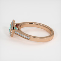 0.67 Ct. Gemstone Ring, 14K Rose Gold 4