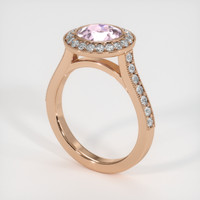 2.62 Ct. Gemstone Ring, 14K Rose Gold 2