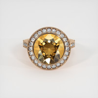 4.16 Ct. Gemstone Ring, 18K Rose Gold 1