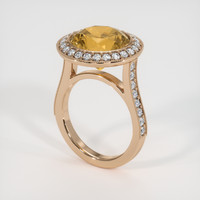 4.16 Ct. Gemstone Ring, 18K Rose Gold 2