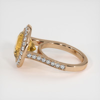 4.16 Ct. Gemstone Ring, 18K Rose Gold 4