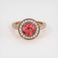 2.10 Ct. Gemstone Ring, 18K Rose Gold 1