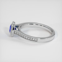 0.94 Ct. Sapphire Ring, 14K White Gold 4