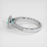 0.67 Ct. Gemstone Ring, 14K White Gold 4