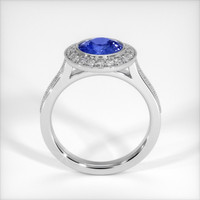 1.85 Ct. Sapphire Ring, 18K White Gold 3