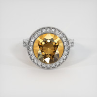 4.16 Ct. Gemstone Ring, 18K White Gold 1