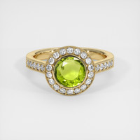 1.23 Ct. Gemstone Ring, 14K Yellow Gold 1