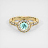 0.67 Ct. Gemstone Ring, 14K Yellow Gold 1