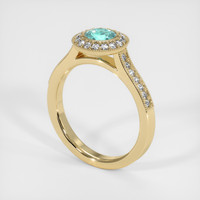 0.67 Ct. Gemstone Ring, 14K Yellow Gold 2