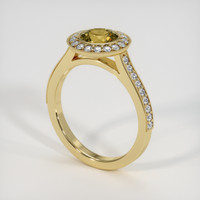 1.71 Ct. Gemstone Ring, 14K Yellow Gold 2