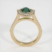 2.44 Ct. Bluish Green Sapphire Ring, 14K Yellow Gold 3