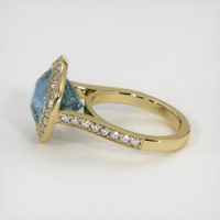 6.99 Ct. Sapphire Ring, 14K Yellow Gold 4