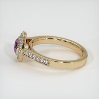0.68 Ct. Sapphire Ring, 14K Yellow Gold 4