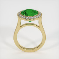 3.71 Ct. Emerald Ring, 18K Yellow Gold 3