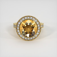 4.16 Ct. Gemstone Ring, 18K Yellow Gold 1