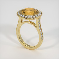 4.16 Ct. Gemstone Ring, 18K Yellow Gold 2