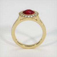 2.08 Ct. Ruby  Ring - 18K Yellow Gold