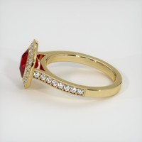 2.08 Ct. Ruby  Ring - 18K Yellow Gold