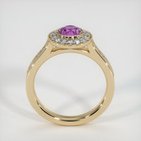 0.68 Ct. Sapphire Ring, 18K Yellow Gold 3