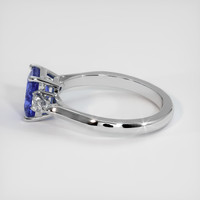 2.00 Ct. Blue Sapphire Ring, Platinum 950 4