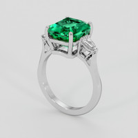 4.51 Ct. Emerald Ring, Platinum 950 2