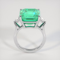 10.04 Ct. Emerald Ring, Platinum 950 3