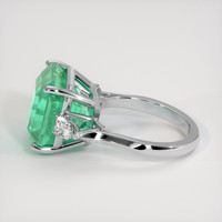 10.04 Ct. Emerald Ring, Platinum 950 4