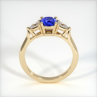 0.63 Ct. Blue Sapphire Ring, 14K Yellow Gold 3