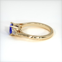 0.63 Ct. Blue Sapphire Ring, 14K Yellow Gold 4
