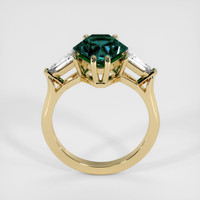 2.53 Ct. Greenish Blue Sapphire Ring, 14K Yellow Gold 3