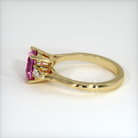 2.33 Ct. Purplish Pink Sapphire Ring, 14K Yellow Gold 4