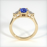 0.62 Ct. Blue Sapphire Ring, 18K Yellow Gold 3