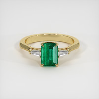 Emerald Ring 1.32 Ct. 18K Yellow Gold Preview