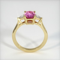 2.33 Ct. Purplish Pink Sapphire Ring, 18K Yellow Gold 3