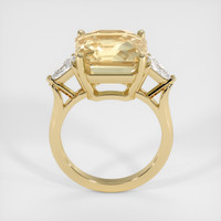 11.02 Ct. Yellow Sapphire Ring, 18K Yellow Gold 3