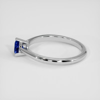 0.70 Ct. Blue Sapphire Ring, Platinum 950 4