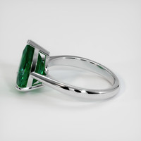 3.85 Ct. Emerald Ring, Platinum 950 4