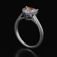 2.00 Ct. Gemstone Ring, Platinum 950 2