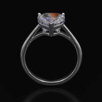 2.00 Ct. Gemstone Ring, Platinum 950 3