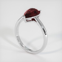 2.18 Ct. Gemstone Ring, Platinum 950 2