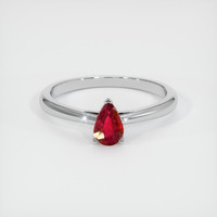 0.45 Ct. Ruby Ring, Platinum 950 1