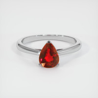 1.18 Ct. Ruby Ring, Platinum 950 1