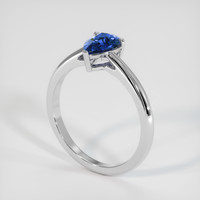1.43 Ct. Blue Sapphire Ring, Platinum 950 2